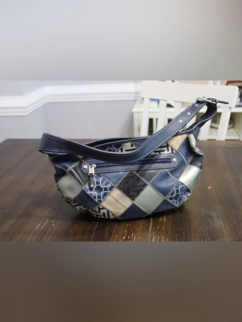 Tignanello patchwork hobo bag